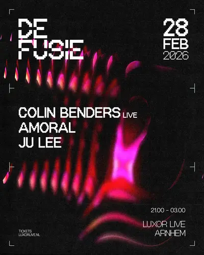 De Fusie feat. Colin Benders De Fusie feat. Colin Benders - EDM event at Luxor Live in Arnhem