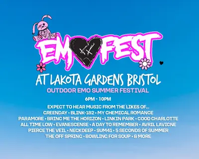 Outdoor Emo Festival Comes to Bristol - EDM event at Lakota in Bristol