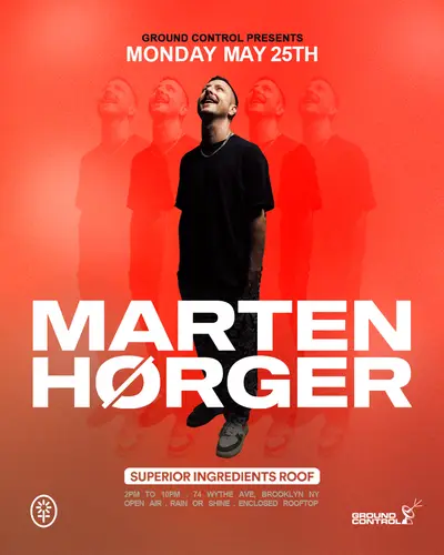 Marten Hørger at The Roof Marten Hørger at The Roof - EDM event at Superior Ingredients in New York City