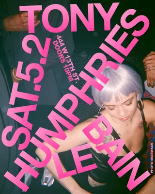 Tony Humphries' Residency at Le Bain