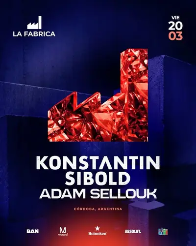 Konstantin Sibold + Adam Sellouk - by LA FABRICA, CORDOBA - EDM event at TBA - La Fabrica, Cordoba in Manchester
