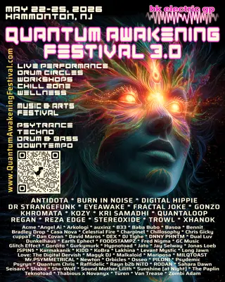 Quantum Awakening Festival 3.0 at TBA - Paradise Lake Campground, Hammonton, NJ Quantum Awakening Festival 3.0 at TBA - Paradise Lake Campground, Hammonton, NJ