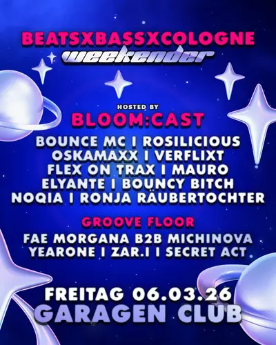 BEATS x BASS x WEEKENDER hosted by BLOOMCAST - EDM event at Garagen in Dubai