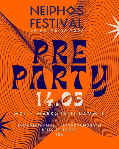 Neiphos PREPARTY  - EDM event at M01 in Berlin