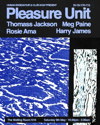 Pleasure Unit with Thomass Jackson, Meg Paine, Rosie Ama, Harry James at The Waiting Room Pleasure Unit with Thomass Jackson, Meg Paine, Rosie Ama, Harry James at The Waiting Room