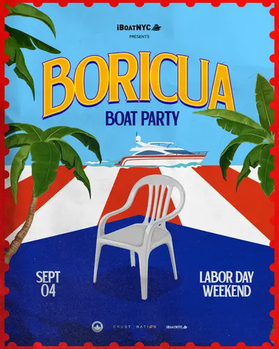 BORICUA LABOR DAY BOAT PARTY - Puerto Rican Yacht Cruise - EDM event at Pier 78 at Hudson River Park in New York