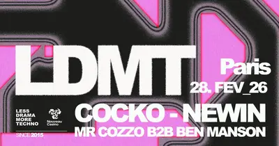 Less Drama More Techno [let the beat control....] - EDM event at Nouveau Casino in Barcelona