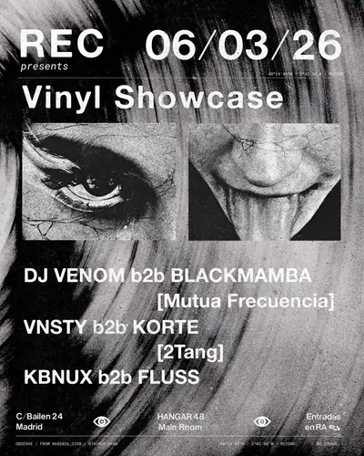 REC: VINYL SHOW CASE: DJ VENOM, BLACKMAMBA, VNSTY, KORTE, KBNUX, Fluss - EDM event at Hangar48 Club in Miami