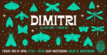 Dimitri - All day long at Kaap Amsterdam Dimitri - All day long at Kaap Amsterdam