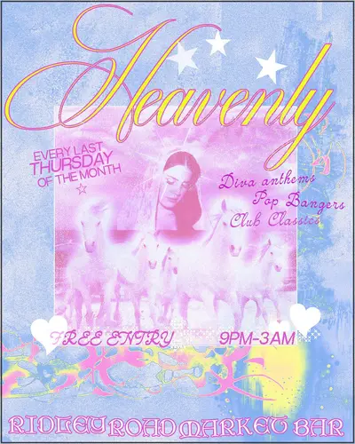 Heavenly - EDM event at Ridley Road Market Bar in London