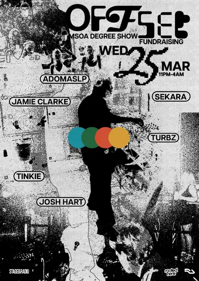 OFFSET - Degree Show Fundraising - EDM event at Stage and Radio in Manchester