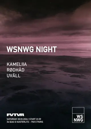 WSNWG: RØDHÄD, Kameliia, Uväll at Fvtvr