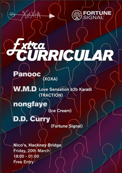 Extraċurriċular at Nico's Extraċurriċular at Nico's - EDM event at Nico's Bar at Hackney Bridge in London