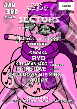 Syd's SECTORS at Stage and Radio Syd's SECTORS at Stage and Radio