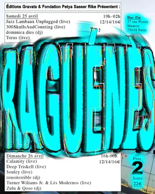 Raguénès: 3 years at TBA - Dar Zin, 27 rue Pierre Mauroy