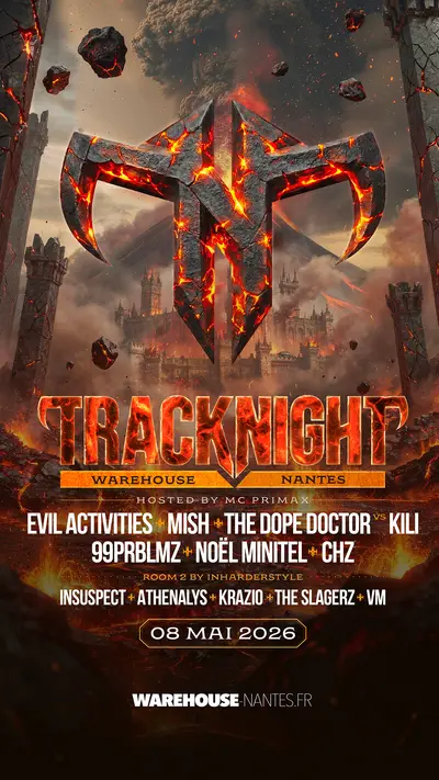 TRACKNIGHT with Evil Activities. Mish. The Dope Doctor vs Kili & More - EDM event at Warehouse in Cape Town