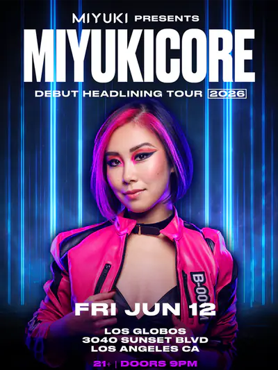 MIYUKI - EDM event at Los Globos in Los Angeles