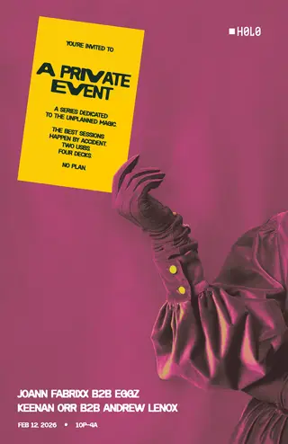 A Private Event – New York – Feb 12, 2026 (Joann Fabrixx & Eggz) - EDM news article