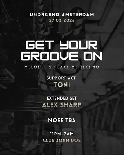 Get Your Groove On - EDM event at John Doe in Amsterdam