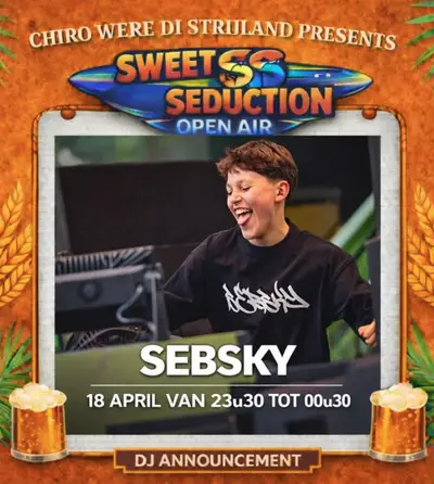Sweet Seduction Open Air 2026 - EDM event at Chiro Strijland in All