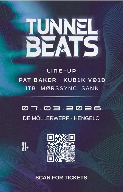 TunnelBeats #3 - EDM event at TBA - Möllerwerf Hengelo in Hengelo