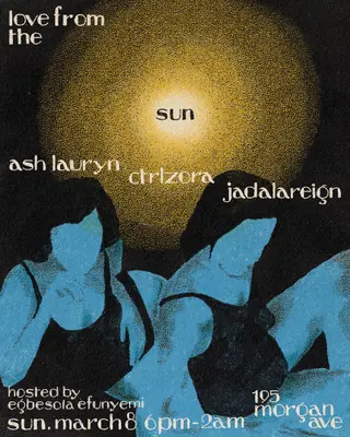 Love from the Sun: JADALAREIGN, Ash Lauryn, CTRLZORA at Green Room NYC
