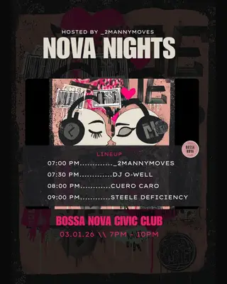 Nova Nights: Sultry Rhythms at Bossa Nova Civic Club Nova Nights: Sultry Rhythms at Bossa Nova Civic Club