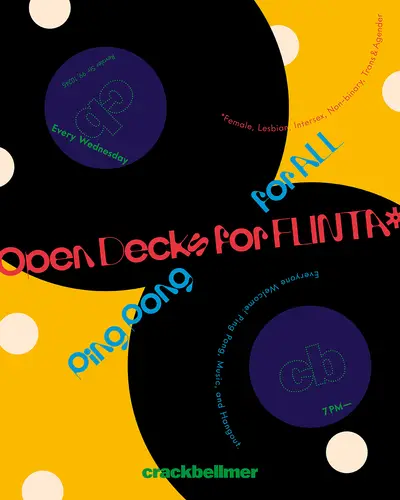OPEN DECKS FOR FLINTA - PING PONG FOR ALL - EDM event at Crack Bellmer in Berlin