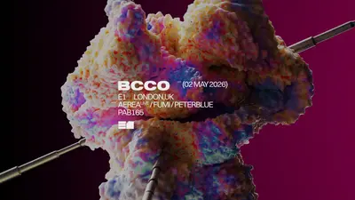 BCCO: AEREA (live), FUMI & PETERBLUE - EDM event at E1 in London