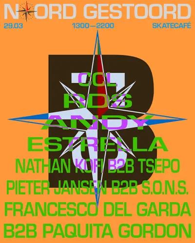 NOORD GESTOORD - Sunday Skate - EDM event at Skatecafe in Amsterdam