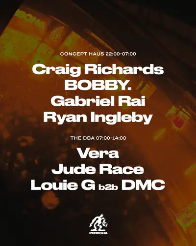 Persona - AFTER PARTY - Vera , Louie G b2b DMC & Jude Race - EDM event at The DBA in Paris