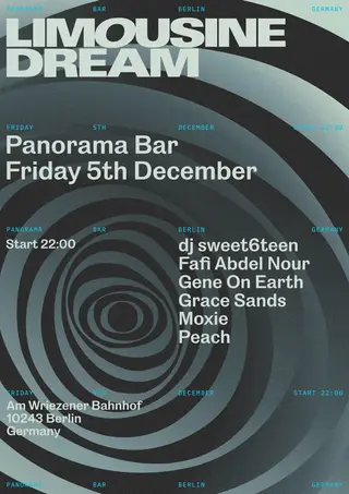 Limousine Dream at Berghain | Panorama Bar | Säule