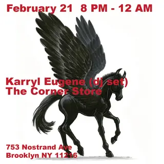 Karryl Eugene (dj set) at TBA - 753 Nostrand Ave Brooklyn NY 11216 Karryl Eugene (dj set) at TBA - 753 Nostrand Ave Brooklyn NY 11216