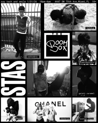 Say Tech and Smile at The Boombox