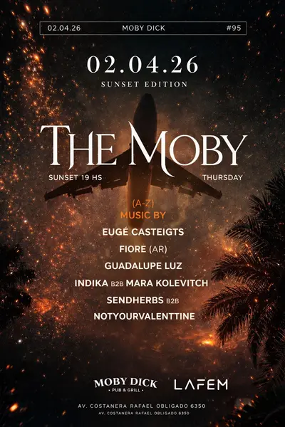 EUGE CASTEIGTS & MORE ARTISTS [SUNSET EDITION] - by MOBY DICK, COSTANERA - EDM event at TBA - Moby Dick, Costanera in Buenos Aires