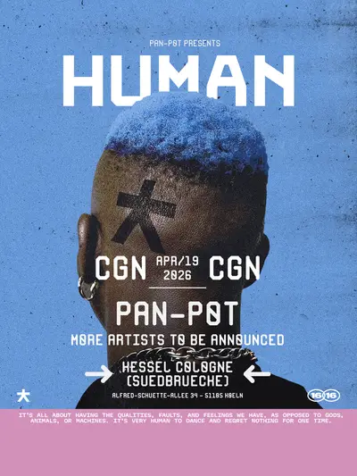 HUMAN Cologne with Pan-Pot All Day Long - EDM event at Südbrücke in Cologne