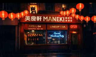 MANEKI SECRET WAREHOUSE PARTY at Honey Street Studio