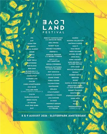 Loveland Festival 2026 at Sloterpark Loveland Festival 2026 at Sloterpark