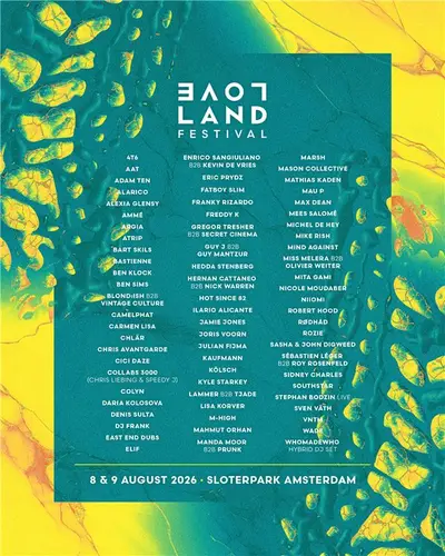 Loveland Festival 2026 - EDM event at Sloterpark in Amsterdam
