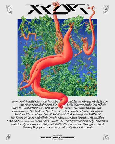 XRDS festival 2026 - EDM event at Parc des Etangs/Vijverspark in Brussels