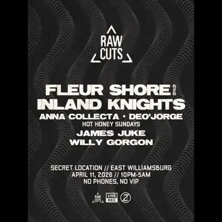RAW CUTS: Fleur Shore b2b Inland Knights at TBA - Secret Location