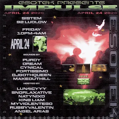 ESOTEK 02 - IMPULSE - EDM event at SISTEM in New York City