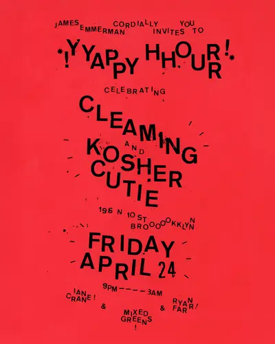 YAPPY HOUR - EDM event at Oberon in New York City