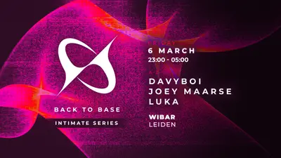 BackToBase - Intimate Series - davyboi - EDM event at Wibar in Amersfoort