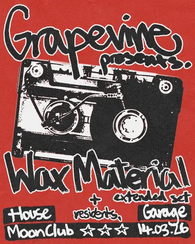 Grapevine with Wax Material - EDM event at Lakota in Bristol