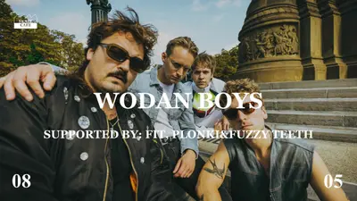 WODAN BOYS - GOD SPEED A GO GO TOUR SUPPORTED BY: FIT, PLONKI&FUZZY TEETH - EDM event at Skatecafe in Amsterdam