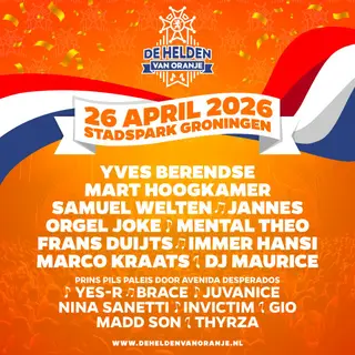 De Helden van Oranje at Stadspark Groningen