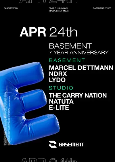 BASEMENT 7 Year Anniversary BASEMENT 7 Year Anniversary - EDM event at BASEMENT in New York