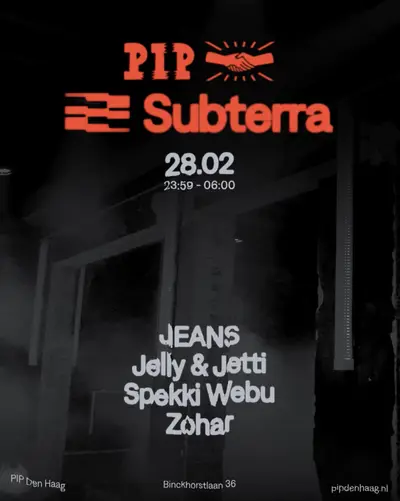 PIP x Subterra - EDM event at PIP Den Haag in The Hague
