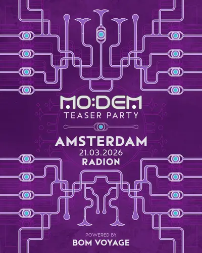 MoDem Teaser Amsterdam powered by Bom Voyage - EDM event at RADION in Amsterdam